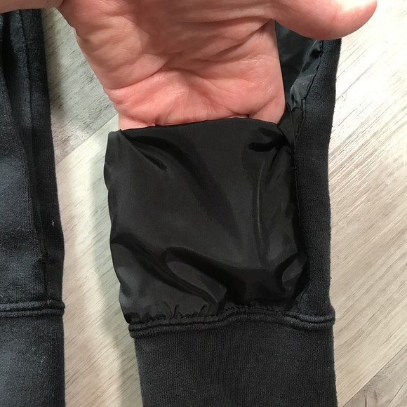 Women's Nike Full Zip Hoodie Jacket Coat Pockets Black sz Medium - Picture 5 of 11